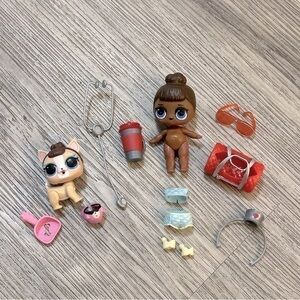 LOL Surprise! Big sister doll with pet and accessories. All excellent condition.